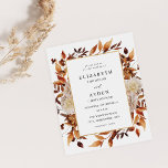 Flyer Orçamento Beige Fall Floral 2 Casamento<br><div class="desc">******* O PAPEL MATTE É FINO. ATUALIZE UM PAPEL MAIS ESPESSURDO. NENHUM ENVELOPES INCLUÍDO. PARA CARTÕES, CARTÕES MAIS ESPESSURAS, VERIFIQUE O LINK ABAIXO. CARTÃO, CARTÕES ESPESSURAS TÊM UMA OPÇÃO PARA ENVELOPES OU INCLUI-OS******* Sem envelopes, versão do folheto de papel. Economize dinheiro em convites formais com este pequeno convite. Prepare seus...</div>