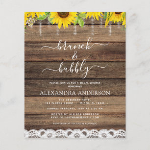 Flyer Orçamento Brunei e Chá de panela de espingarda