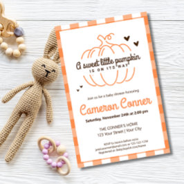 Flyer ORÇAMENTO Chamada de Bebê Abóbora Doce Outono