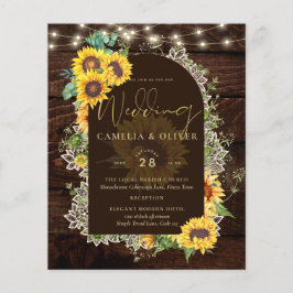 Flyer ORÇAMENTO Convite de Casamento com Flores de Giras