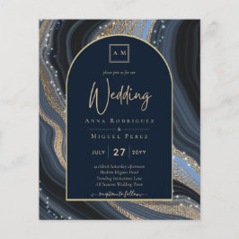 Flyer ORÇAMENTO Convite de Casamento Estrela Noturna Ága
