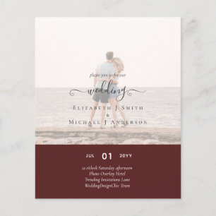 FLYER ORÇAMENTO DE CASAMENTO COM TEXTO SOBREPOSTO EM FOT