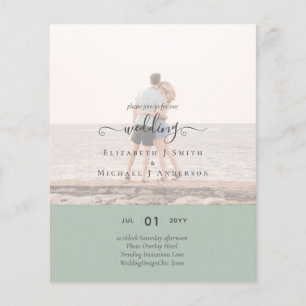 Flyer Orçamento de Casamento do TEXTO de OVERLAY FOTO M