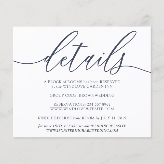 Flyer Orçamento de casamento simples com detalhes limpos (Frente)