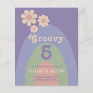 Flyer Orçamento de Festa de Aniversário das Garotas Retr