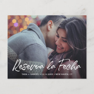 Flyer Orçamento de Foto Moderna para Casamento Espanhol 
