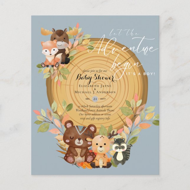 Flyer ORÇAMENTO É um Chá de fraldas de Bovinos (Frente)