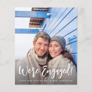 Flyer Orçamento Estamos comprometidos com o Minimalista