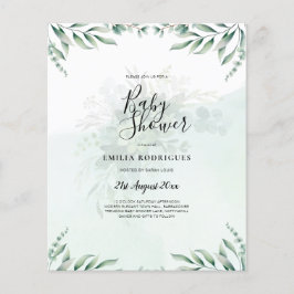 Flyer Orçamento Eucalyptus Deixa Casamento Verde CÓDIGO 