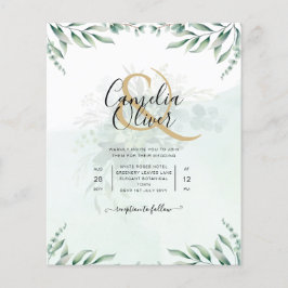Flyer Orçamento Eucalyptus Deixa Casamento Verde CÓDIGO