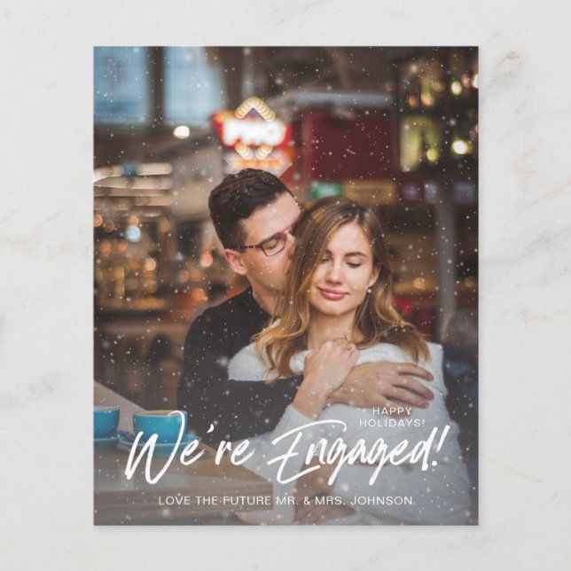 Flyer Orçamento Faux Snow Estamos em V Photo Buffalo (Frente)