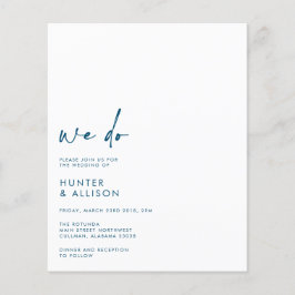 Flyer Orçamento Fazemos Voo de Convite para Casamento