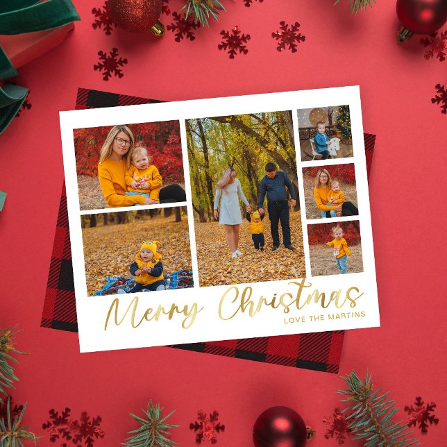 Flyer Orçamento Feliz Natal Dourado 6 Fotografia Verific (Criador carregado)