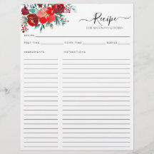 Orçamento Floral Borgonha Holly deixa receita de f