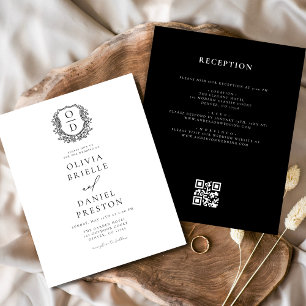 Flyer Orçamento Floral Crest Monograma Casamento Código 