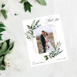 Flyer Orçamento Folhas & Eucalipto Dourado Foto de Agrad