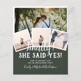 Flyer ORÇAMENTO FOTO Convite de Noivado COMPROMETIDO Anú