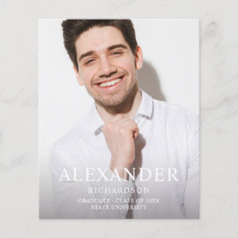 Flyer Orçamento Grande Nome do Mod Foto Anúncio de Forma