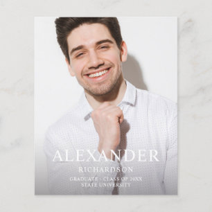 Flyer Orçamento Grande Nome do Mod Foto Anúncio de Forma