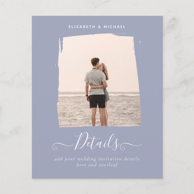 Flyer ORÇAMENTO MAIS BAIXO MODERNO DETALHES DA FOTO Azul (Frente)