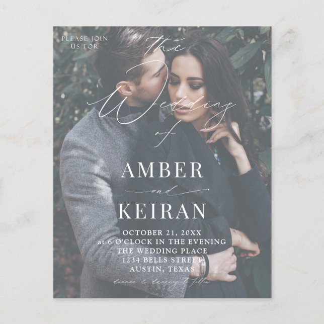 Flyer Orçamento Mal Há Sombras - Casamento Fotográfico (Frente)