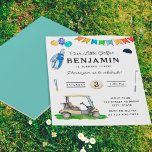 Flyer Orçamento Nosso Pequeno Golfer Blue Kids Golf Aniv<br><div class="desc">Orçamento Nosso Pequeno Golfer Blue Kids Golf Birthday Flyer é uma ideia de excelente de golfe para a festa de aniversário de uma criança! Este convite para o aniversário de golfe apresenta material de festa, balões, faixas coloridas para festas, carrinho de golfe, clubes de golfe, bolas de golfe, chapéu de...</div>