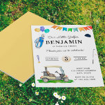 Flyer Orçamento Nosso Pequeno Golfer Yellow Kids Golf An<br><div class="desc">Orçamento Nosso Pequeno Golfe Yellow Kids Golf Birthday é uma ideia de excelente de golfe para a festa de aniversário de uma criança! Este convite para o aniversário de golfe apresenta material de festa, balões, faixas coloridas para festas, carrinho de golfe, clubes de golfe, bolas de golfe, chapéu de golfe...</div>