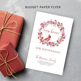 Flyer Orçamento novo anúncio de mudança de feriados inte