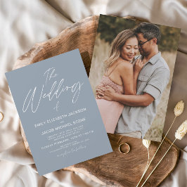 Flyer Orçamento O Casamento de Azul Poeirento Foto Tipog