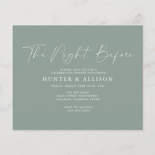 Flyer Orçamento Oleícola Antes Da Noite | Convite (Frente)