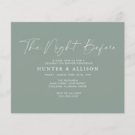 Flyer Orçamento Oleícola Antes Da Noite | Convite