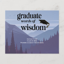 Flyer Orçamento - Palavras de Aconselhamento à Graduação