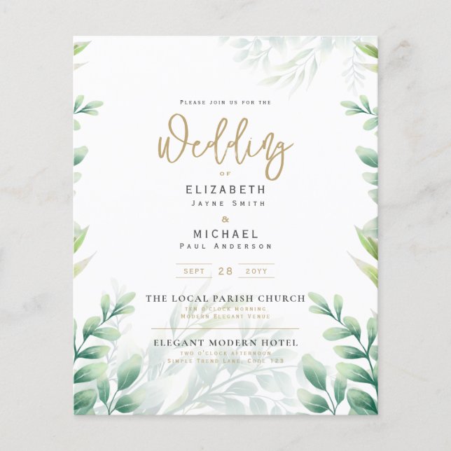 Flyer ORÇAMENTO PARA Convite de casamento DE FOTOGRAFIA  (Frente)