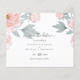 Flyer ORÇAMENTO  PEONIAS Rosa Salvia Pêssego Casamento