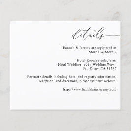 Flyer Orçamento Preto e Branco Caligrafia Moderna 3 Deta