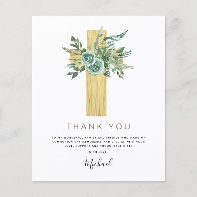 Flyer Orçamento Primeira Comunidade Santa Obrigado Eucal (Frente)