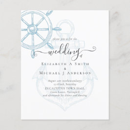 Flyer ORÇAMENTO  Roda De Navio Náutico Casamento