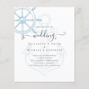 Flyer ORÇAMENTO  Roda De Navio Náutico Casamento