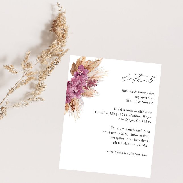 Flyer Orçamento Roxo Floral Boho Detalhes (Criador carregado)