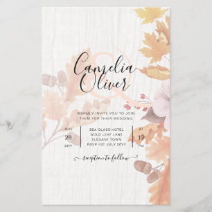 Flyer Orçamento Tudo em 1 Caiu Deixa Casamento Terracot