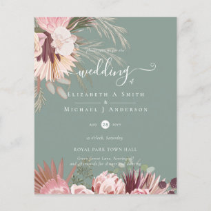 Flyer ORÇAMENTO Vinho Borgonha Pampas Grama Casamento Tr