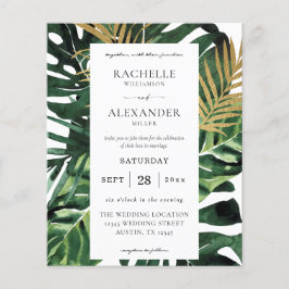 Flyer Ordenação de Palma Tropical de LG Dourada 1B Casam