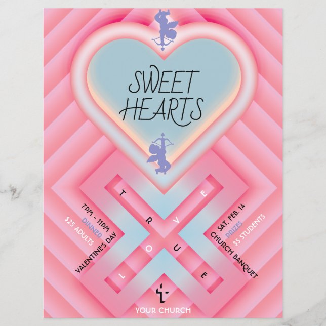 Flyer Origami Heart X Sweet Hearts (Frente)