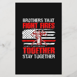 Flyer Os Irmãos Que Combatem Incêndios Ficam Juntos