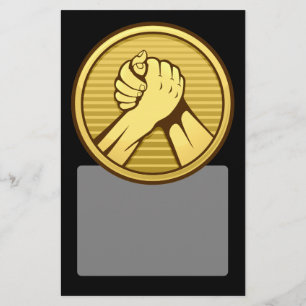 Flyer Ouro da luta de braço