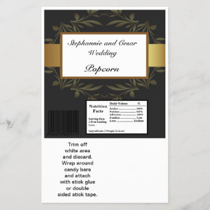 Flyer Ouro do envoltório do bar de Hershey grande e