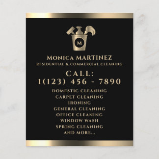 Flyer Ouro preto com logotipo