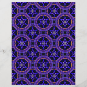 Flyer Padrão Abstrato Floral Moderno Boho Elegante #505