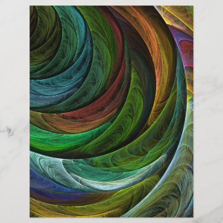 Flyer Padrão de Abstrato de Arte Moderna com Glória de C
