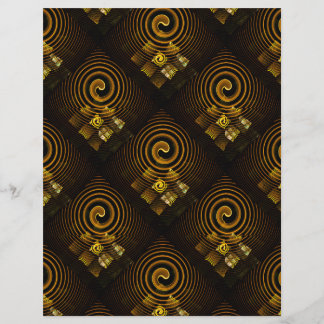 Flyer Padrão de Arte Abstrata Boho Elegante Moderno Dour